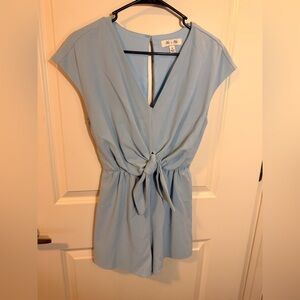 She + Sky Sky Blue Mini Dress